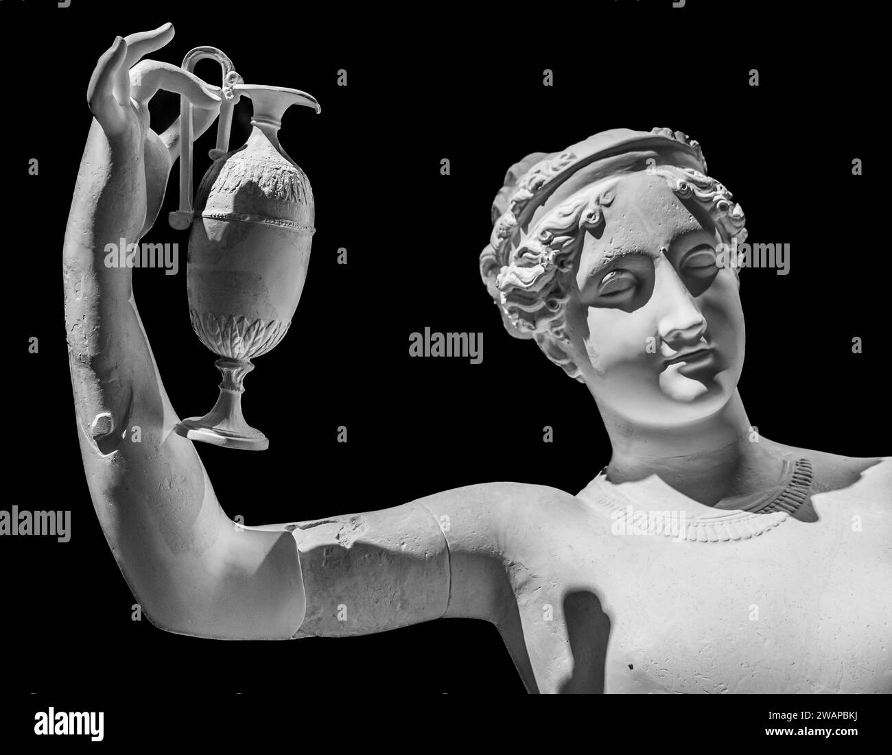 Hebe marble statue Black and White Stock Photos &amp; Images - Alamy