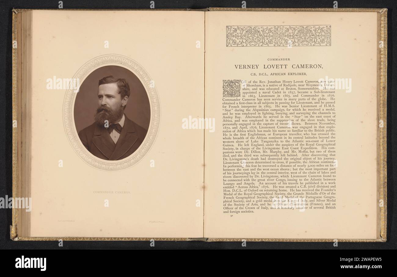 Commander Cameron, Lock & Whitfield, c. 1873 - in or before 1878 ...