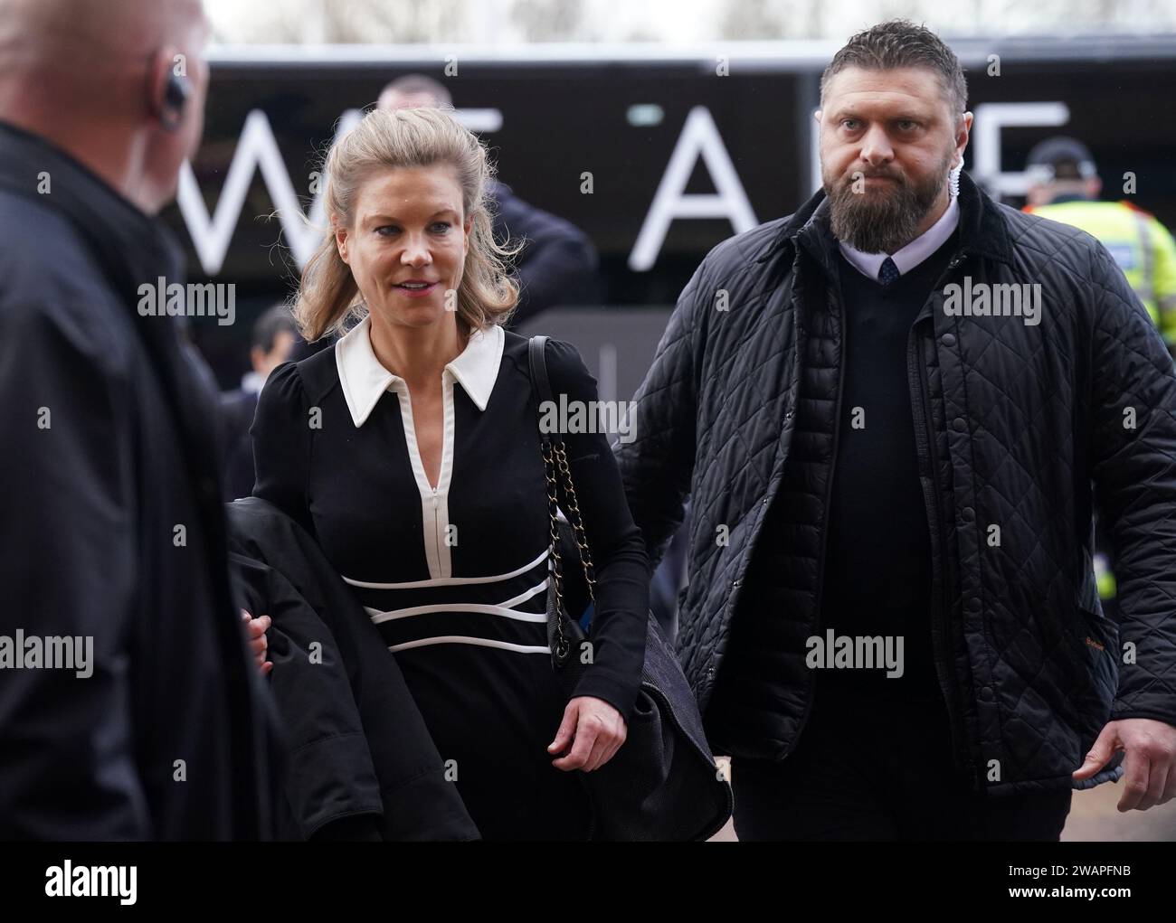 Newcastle United Co owner Amanda Staveley Arrives For The Emirates FA 
