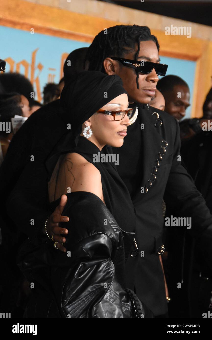 Los Angeles, California, USA 5th January 2024 Singer Doja Cat attends