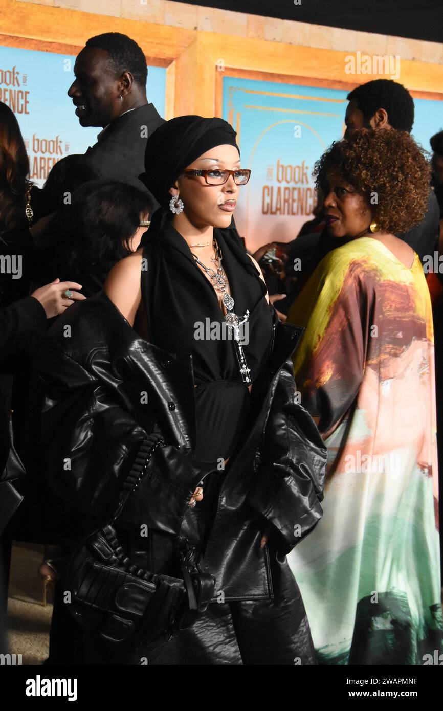 Los Angeles, California, USA 5th January 2024 Singer Doja Cat attends