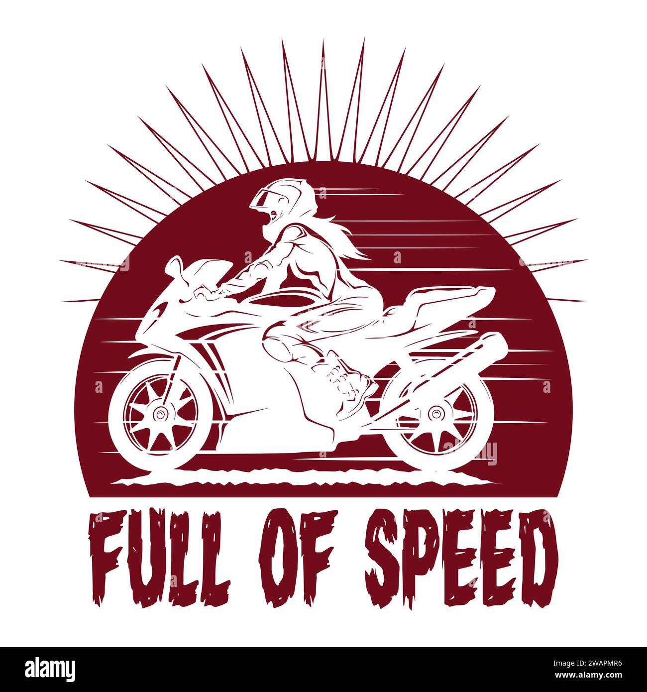 Motorcycle T-Shirt Design Stock Vector Image & Art - Alamy