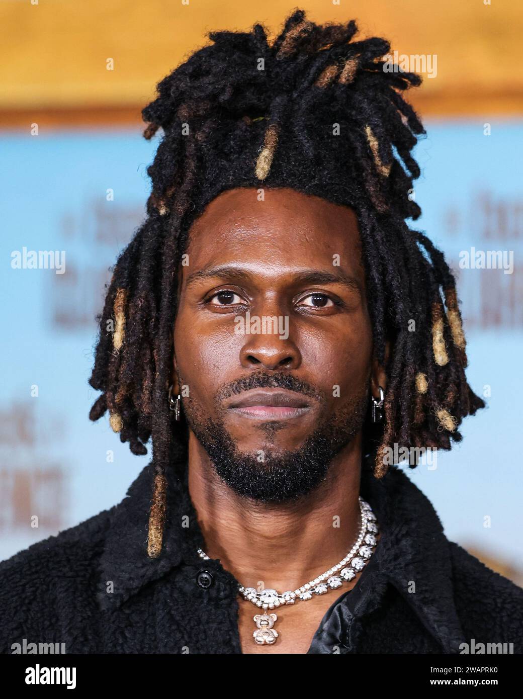 Los Angeles, United States. 05th Jan, 2024. LOS ANGELES, CALIFORNIA, USA - JANUARY 05: SAINt JHN (Carlos St. John Phillips) arrives at the Los Angeles Premiere Of Sony Pictures' 'The Book of Clarence' held at the David Geffen Theater at the Academy Museum of Motion Pictures on January 5, 2024 in Los Angeles, California, United States. (Photo by Xavier Collin/Image Press Agency) Credit: Image Press Agency/Alamy Live News Stock Photo