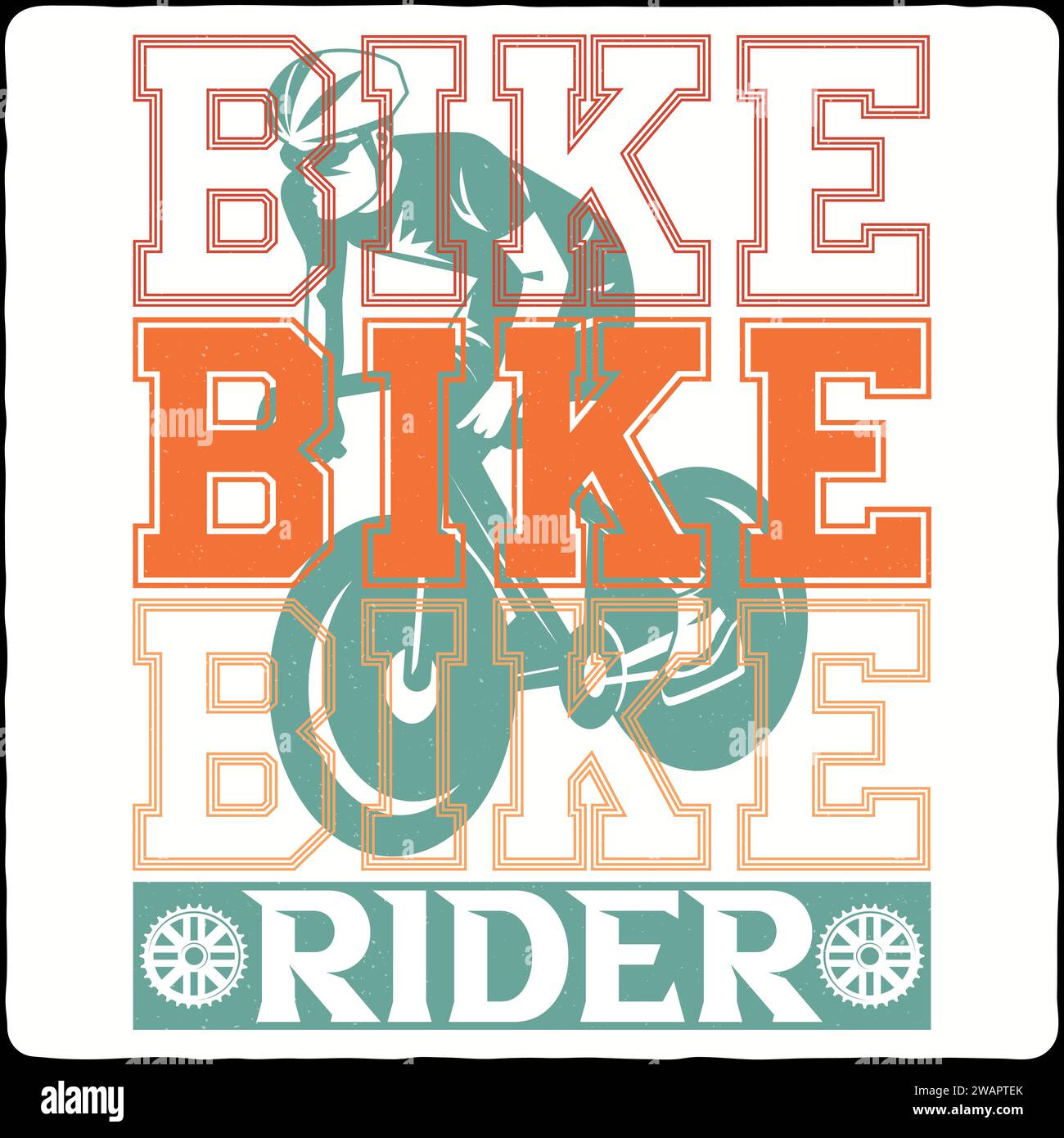 Bicycle Print Pattern Women's Sweatshirt
