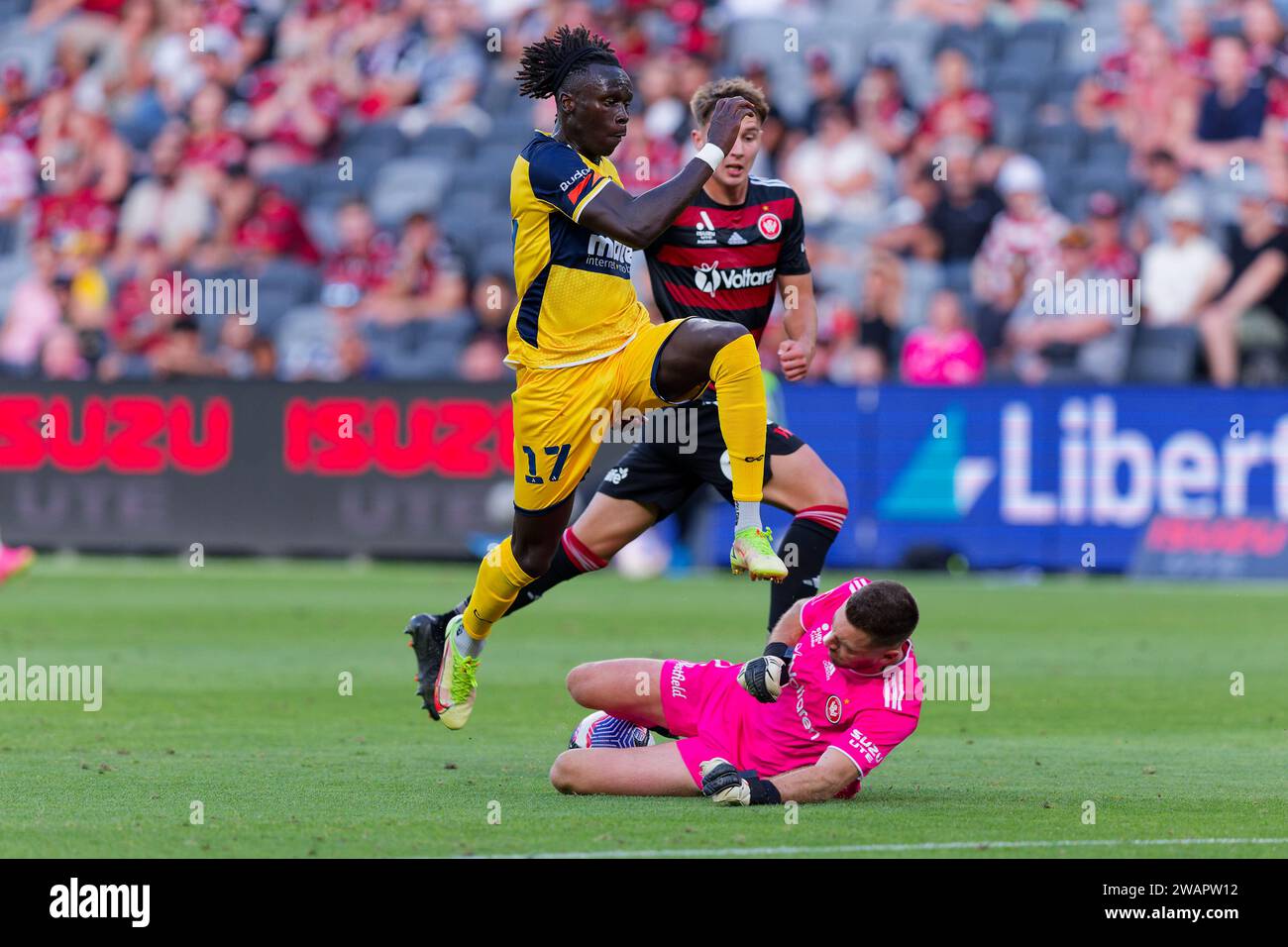Sydney, Australia. 06th Jan, 2024. Daniel Margush of the Wanderers