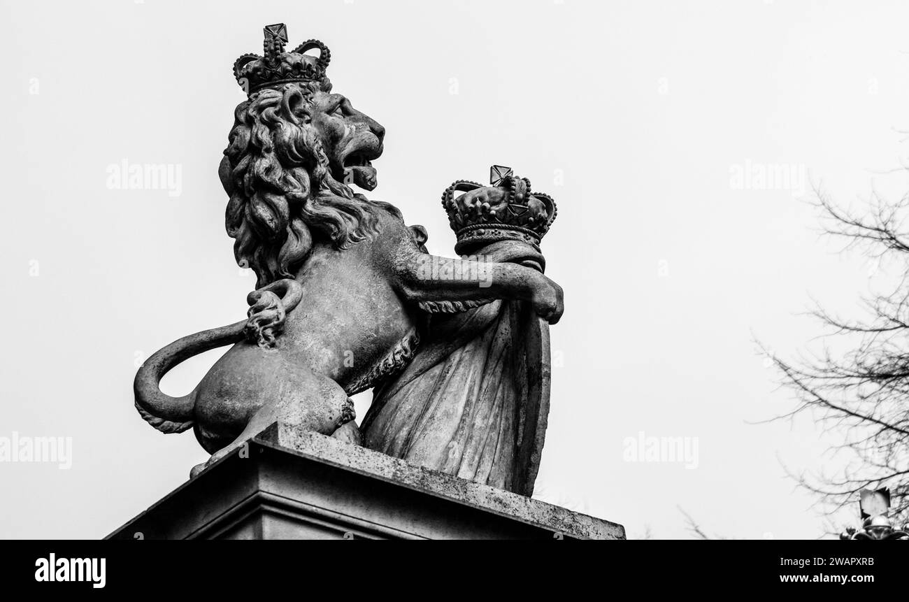 Lion Statue Stock Photo