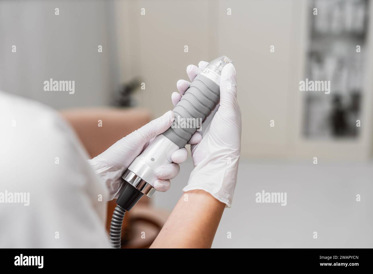 Skin tightening procedure ultrasonic hi-res stock photography and ...