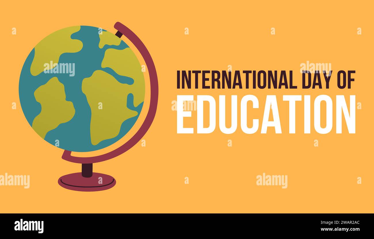 International Day of Education, January 24th, concept for education ...