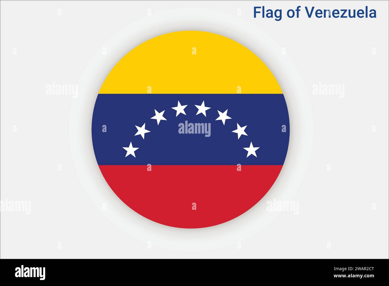 High detailed flag of Venezuela. National Venezuela flag. South America ...