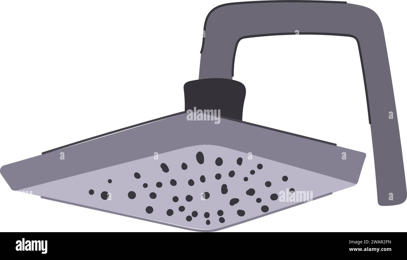 falling shower head cartoon vector illustration Stock Vector Image & Art Alamy