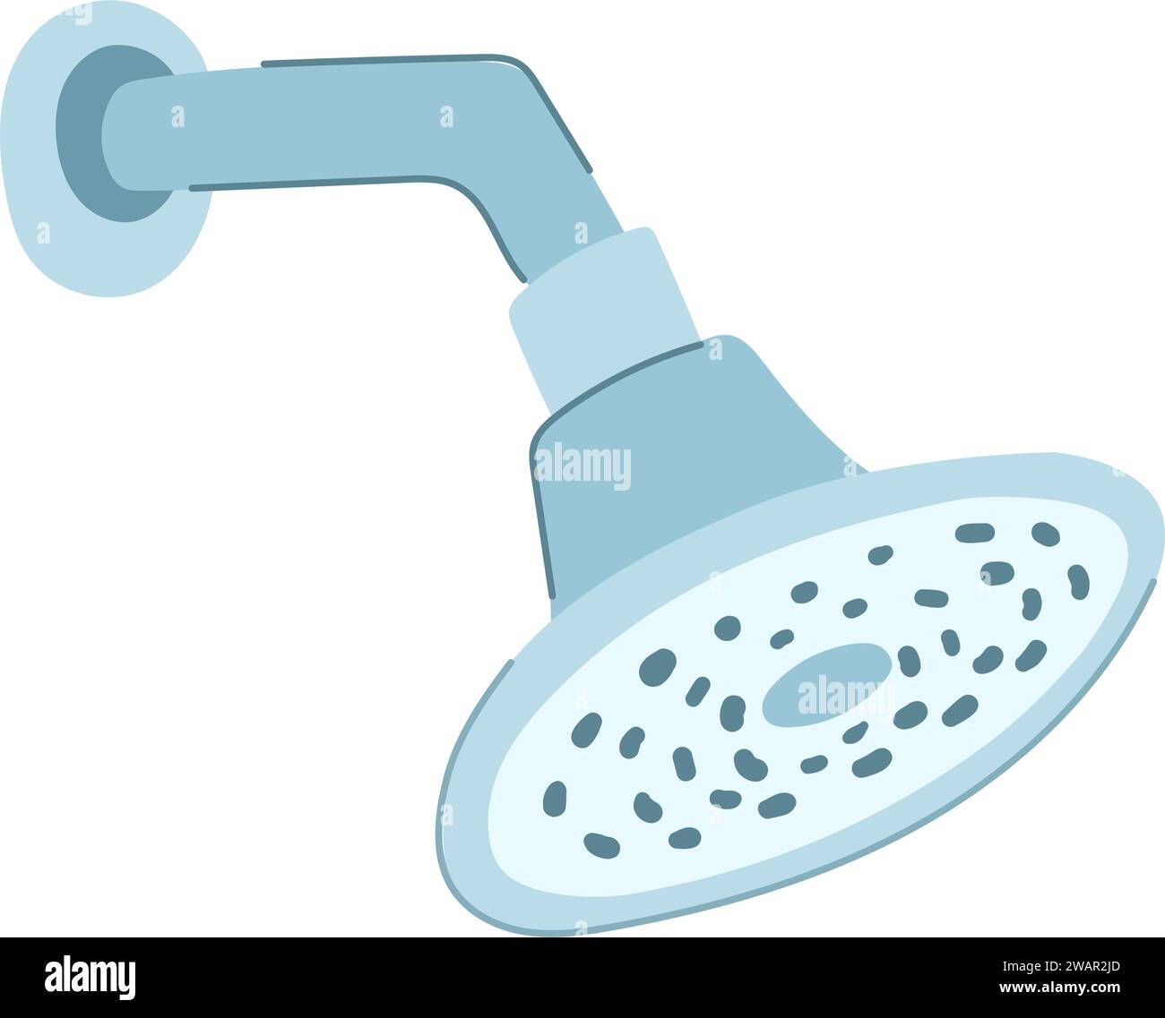 drop shower head cartoon vector illustration Stock Vector Image & Art