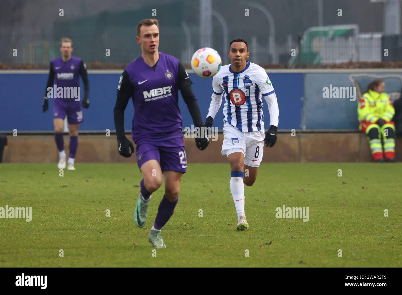 Berlin, Deutschland. 06th Jan, 2024. 06.01.2024, Amateurstadion, Berlin, DEU, DFL, 2. FBL