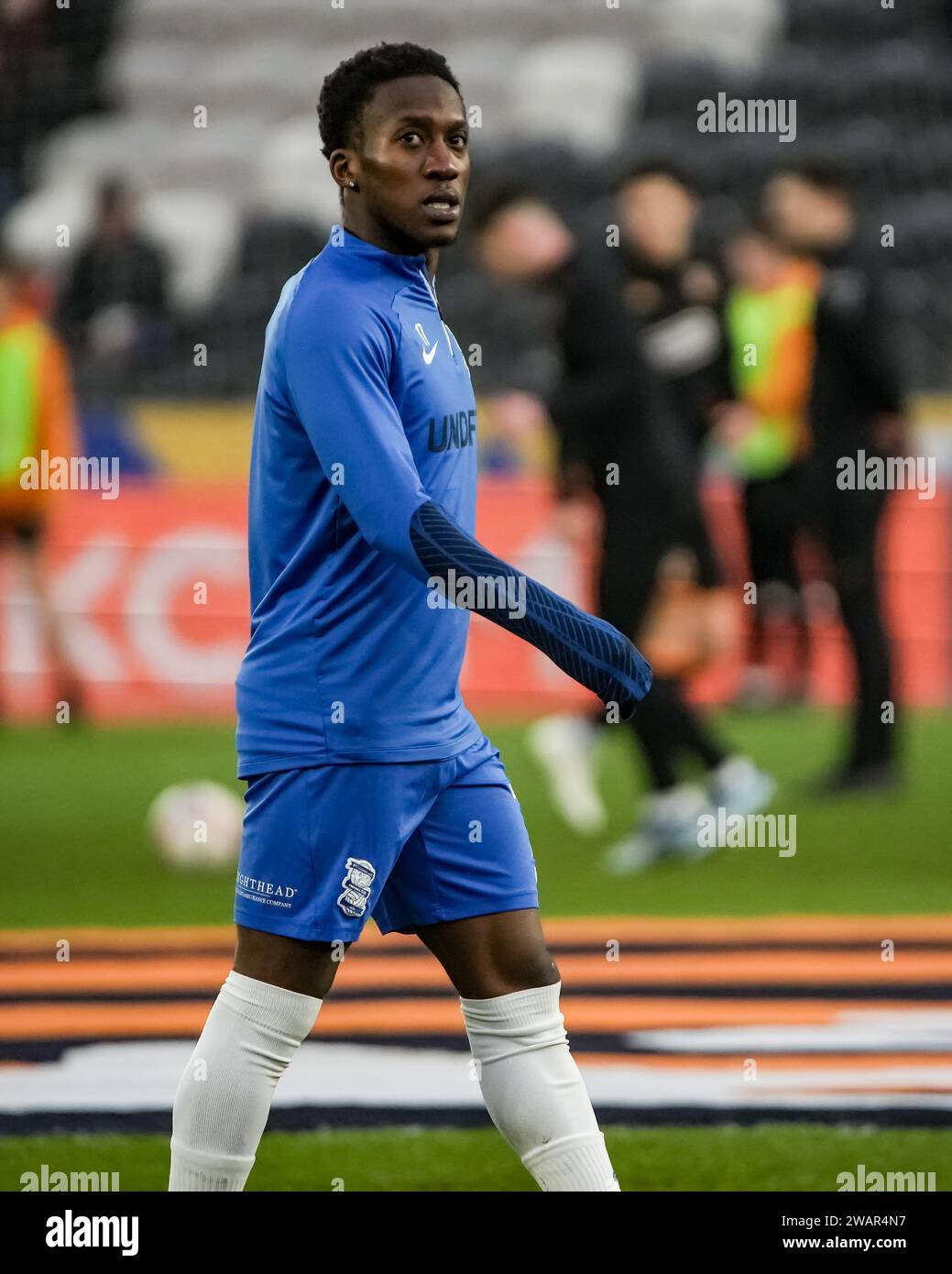 HULL, UK. 6th January 2024. Emirates FA Cup Hull City AFC v Birmingham