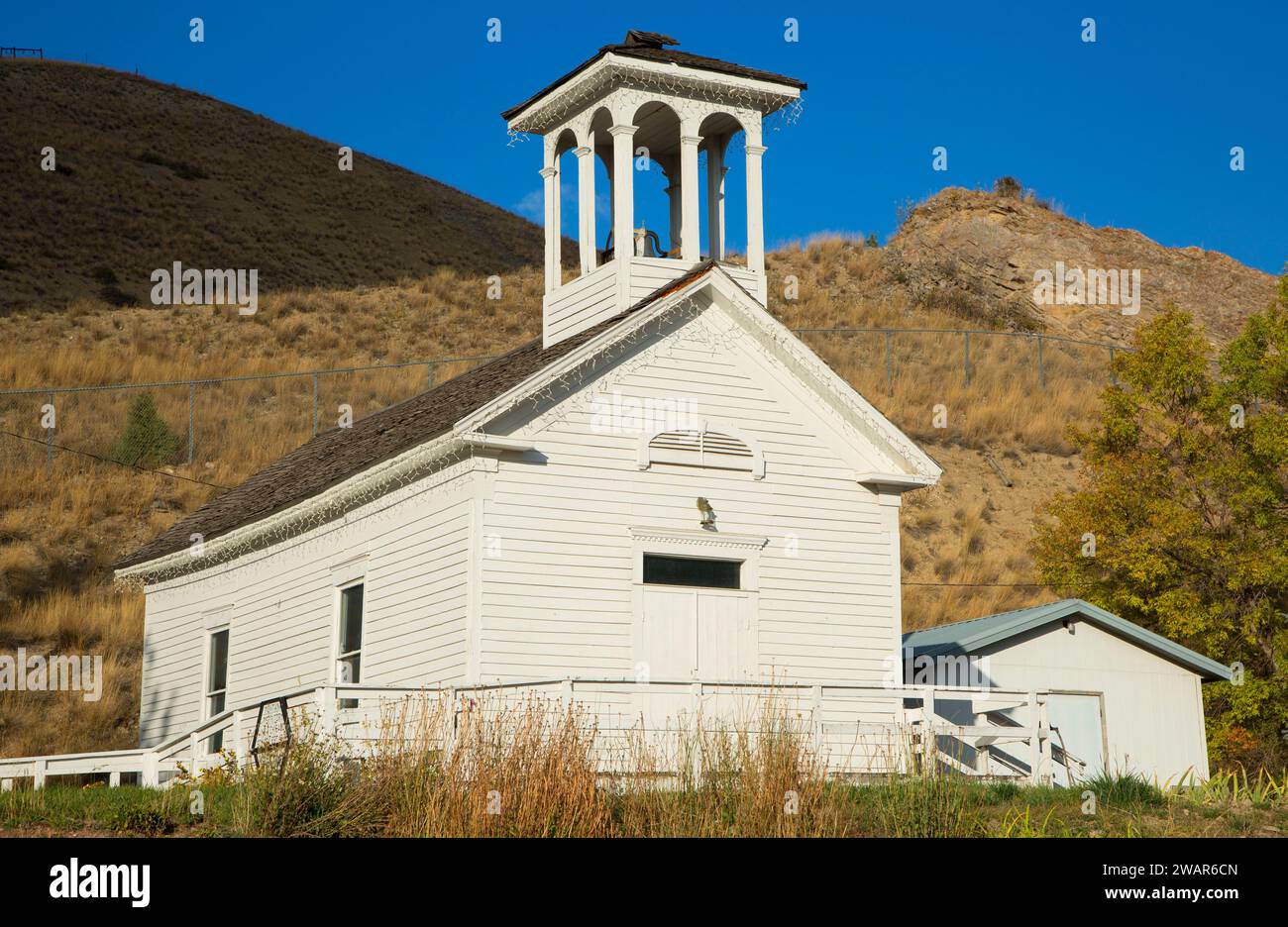 New Chicago School, Drummond, Montana Stock Photo Alamy