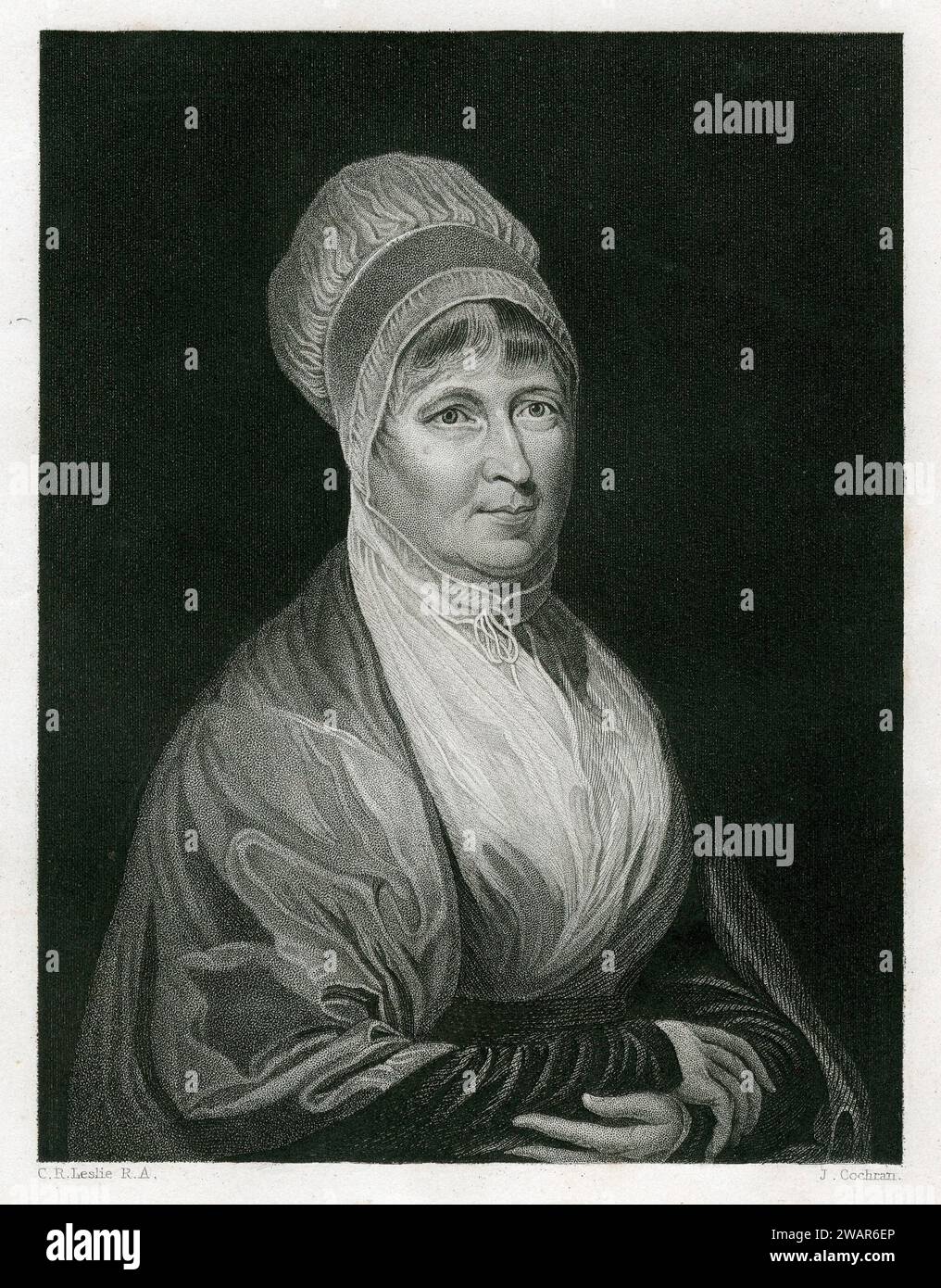 Portrait of Elizabeth Fry (1780-1845) English Reformer, Quaker ...