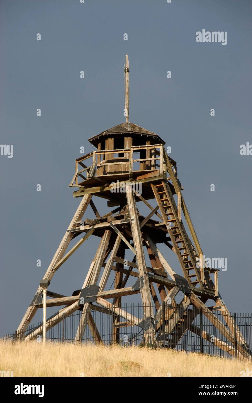 Old Fire Tower (Guardian of the Gulch), Helena, Montana Stock Photo Alamy