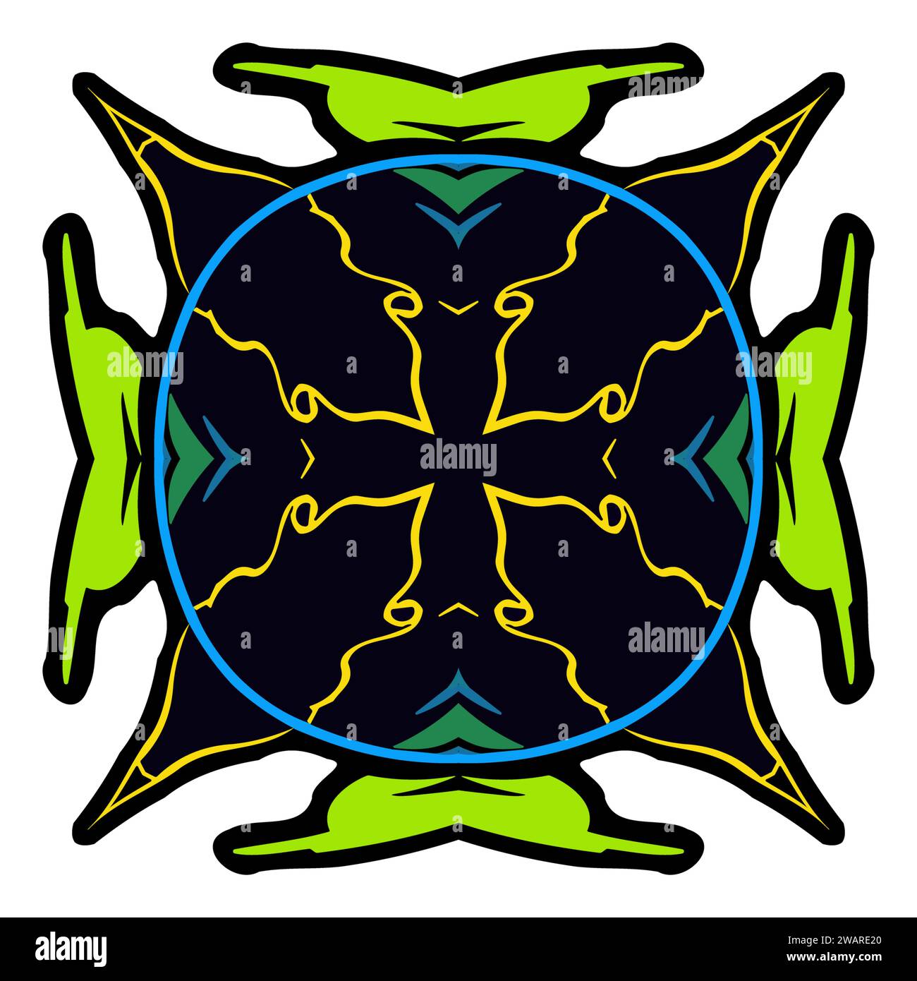 Kaléidoscope fractal Cut Out Stock Images & Pictures Alamy