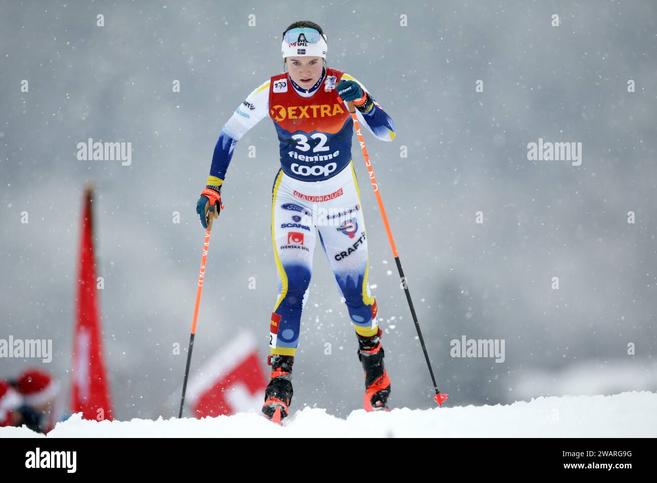 Val Di Fiemme, Trentino, Italy. 6th Jan, 2024. Womens FIS Cross Country
