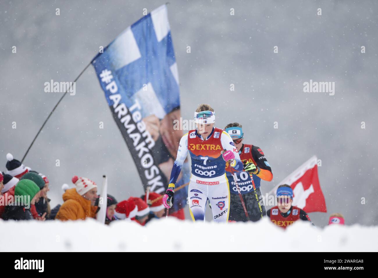 Val Di Fiemme, Trentino, Italy. 6th Jan, 2024. Womens FIS Cross Country