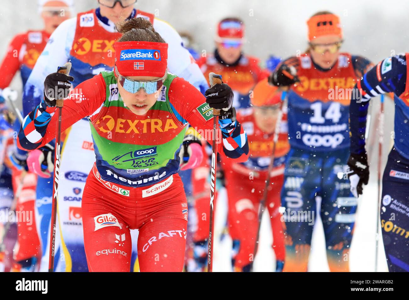 Val Di Fiemme, Trentino, Italy. 6th Jan, 2024. Womens FIS Cross Country