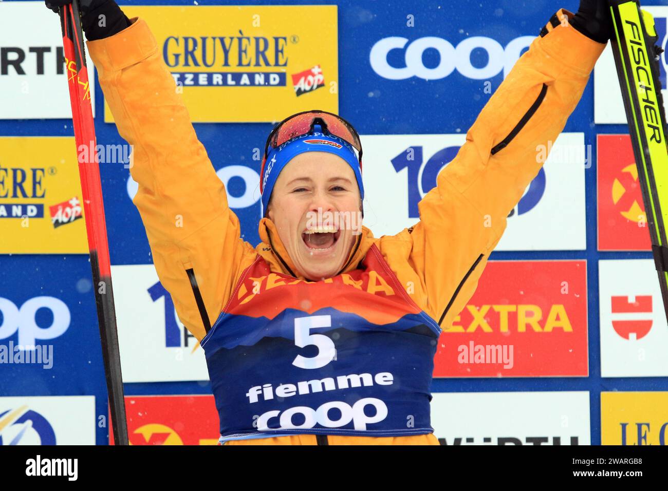 Val Di Fiemme, Trentino, Italy. 6th Jan, 2024. Womens FIS Cross Country