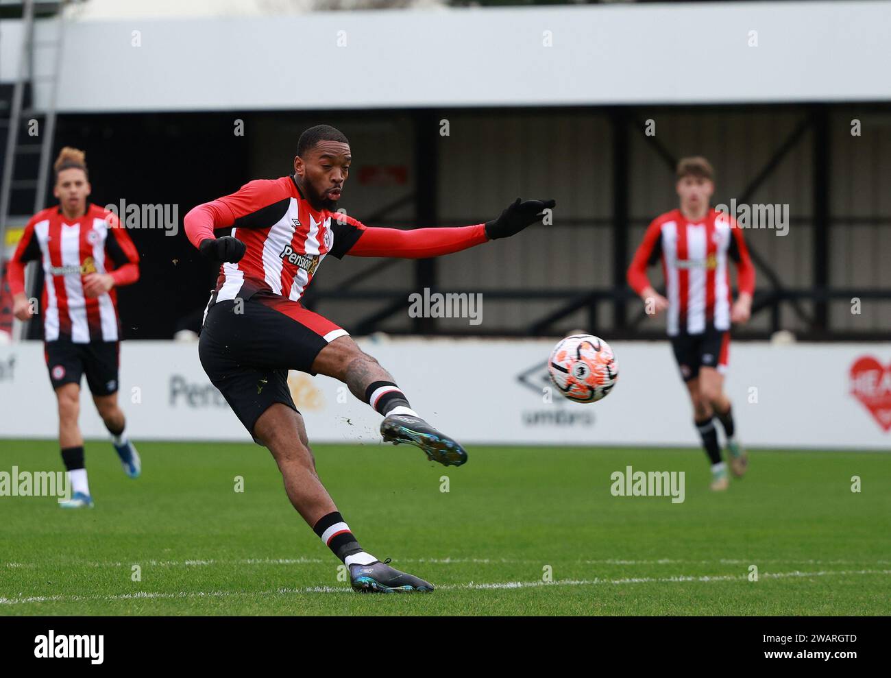 Staines-upon-Thames, United Kingdom, 6 January, 2024. Brentford B’s ...