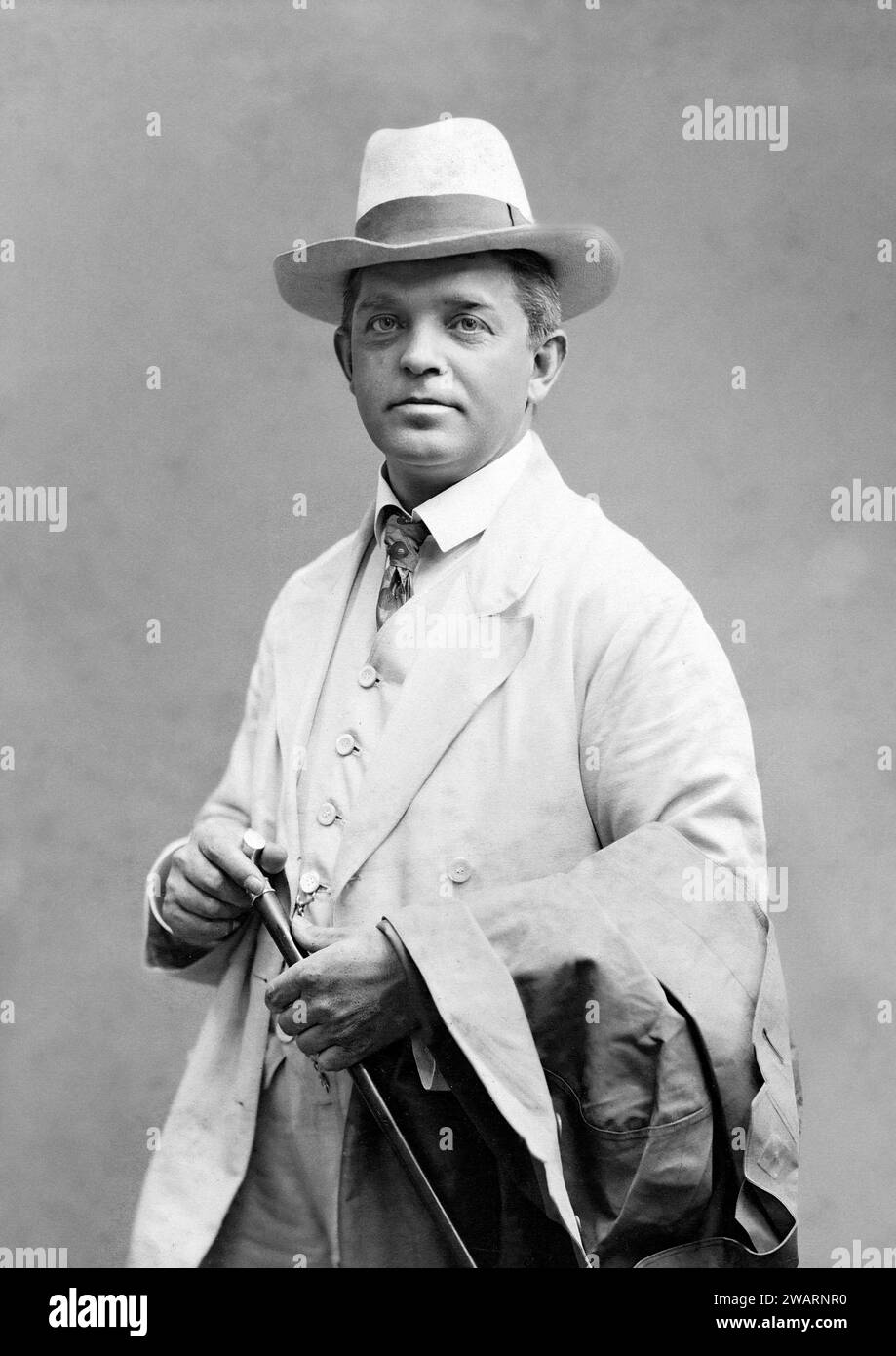 Carl Nielsen. Portrait of the Danish composer, conductor and violinist, Carl August Nielsen (1865-1931), c. 1908 Stock Photo