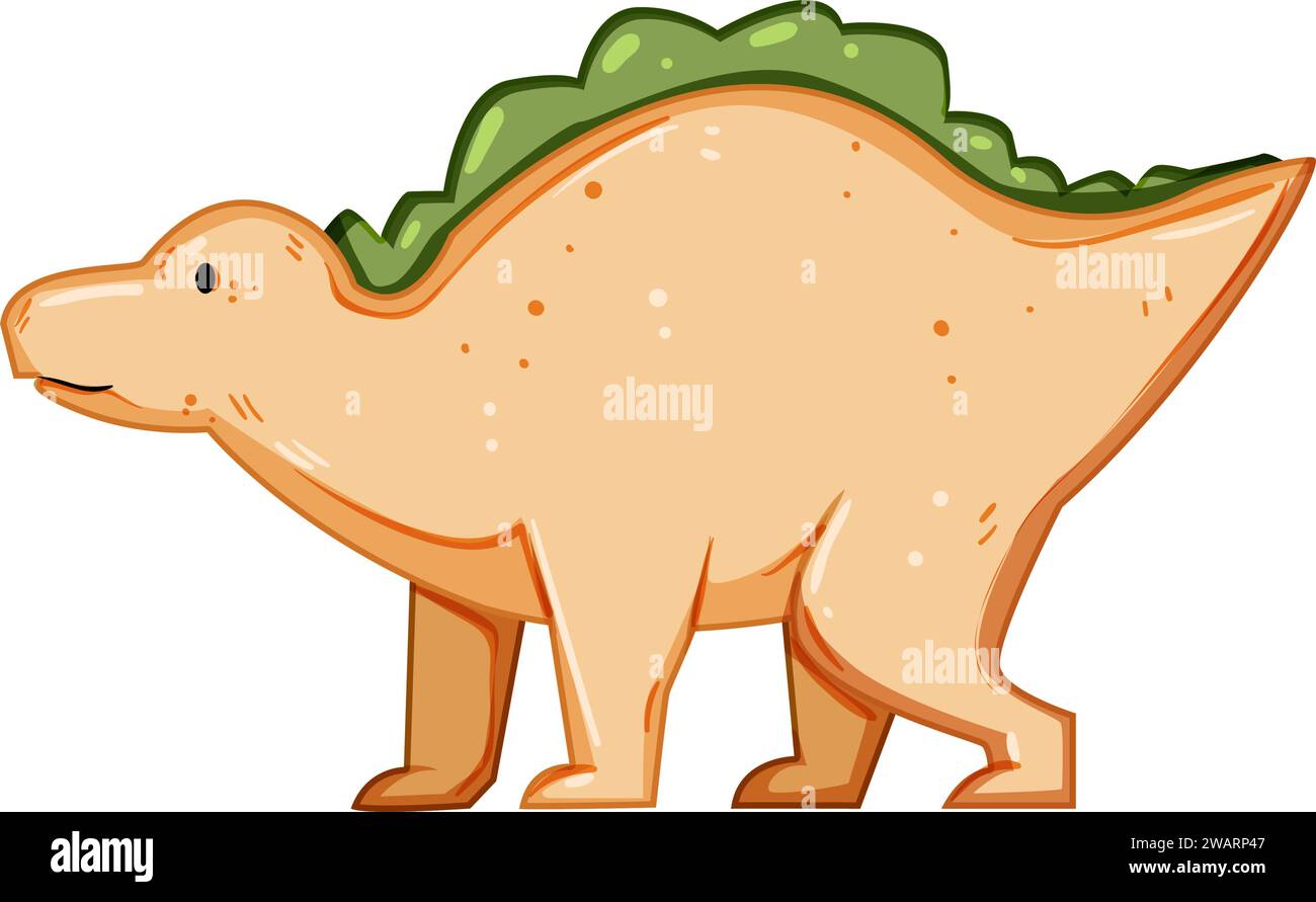 animal dinosaur character cartoon vector illustration Stock Vector