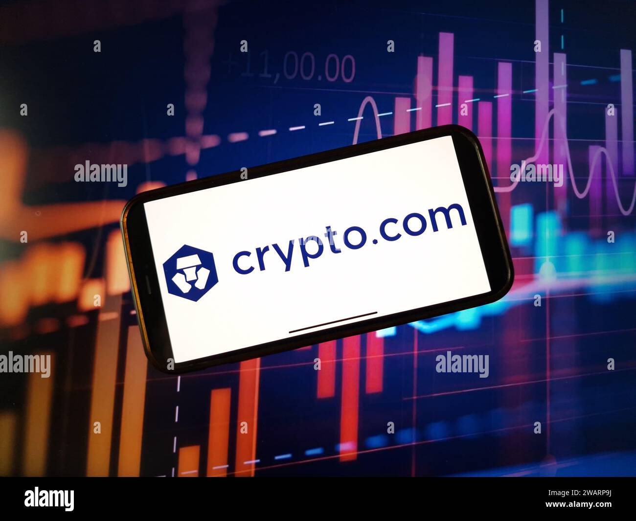 Crypto.com logo hi-res stock photography and images - Alamy