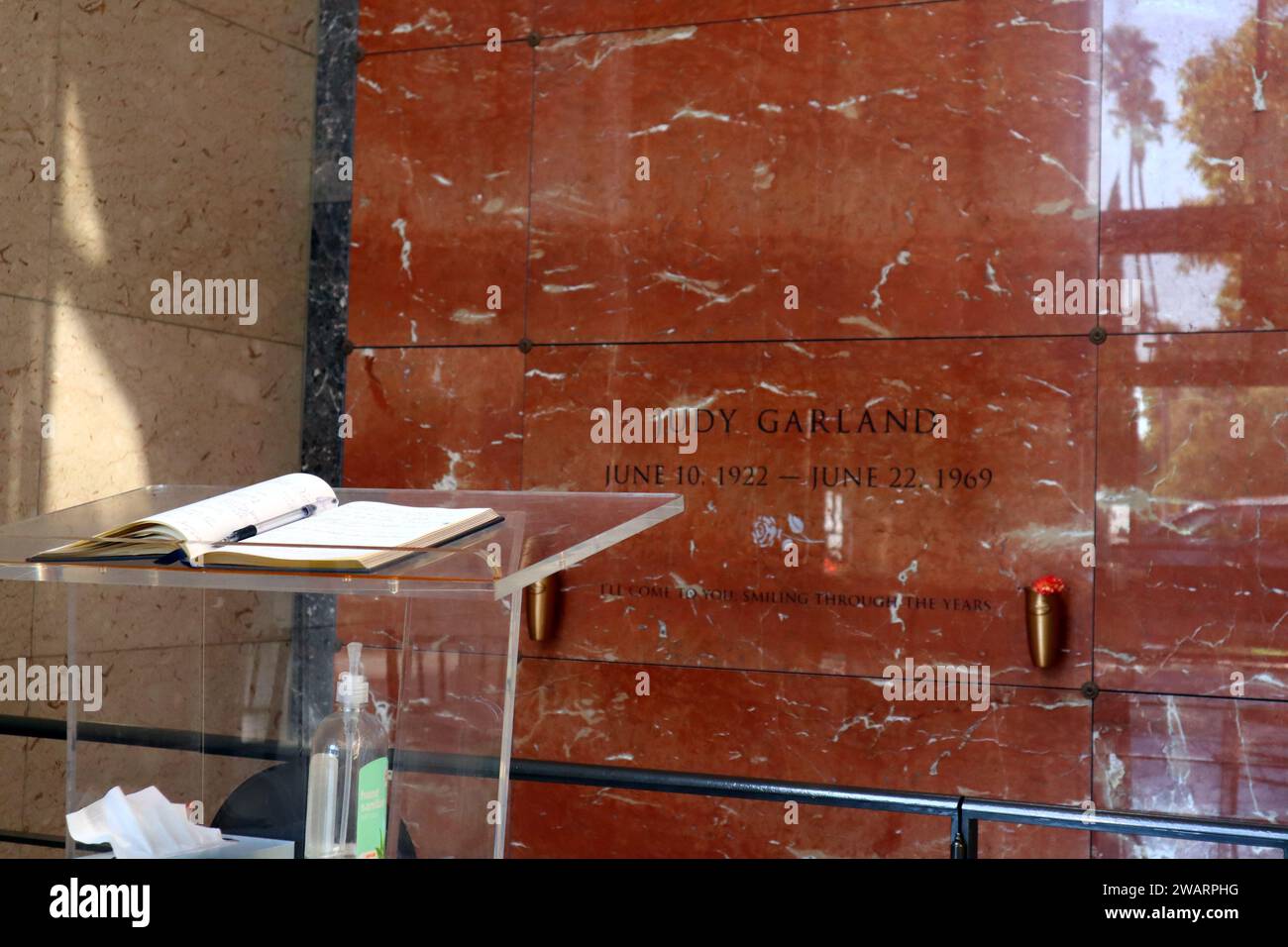 Los Angeles, California JUDY GARLAND grave at Hollywood Forever