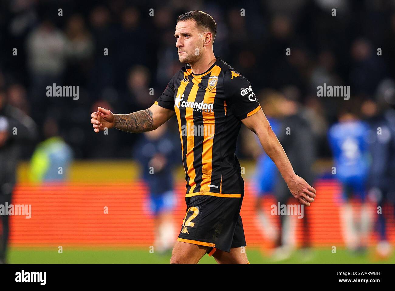 Hull, UK. 06th Jan, 2024. Billy Sharp of Hull City during the Emirates