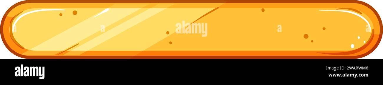 bar gold game button cartoon vector illustration Stock Vector Image ...