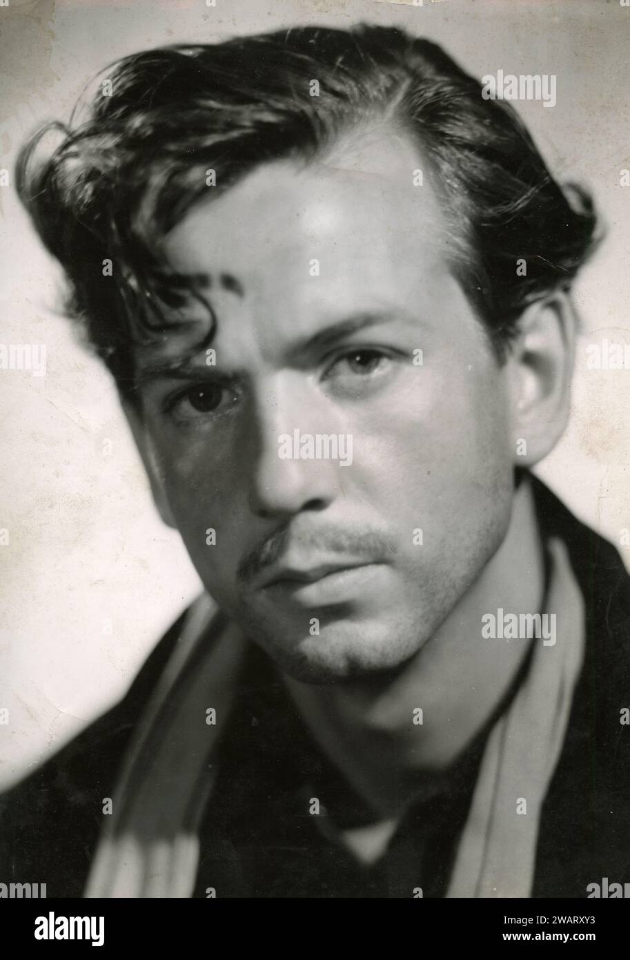 Danish actor in a movie scene, Denmark 1950s Stock Photo Alamy