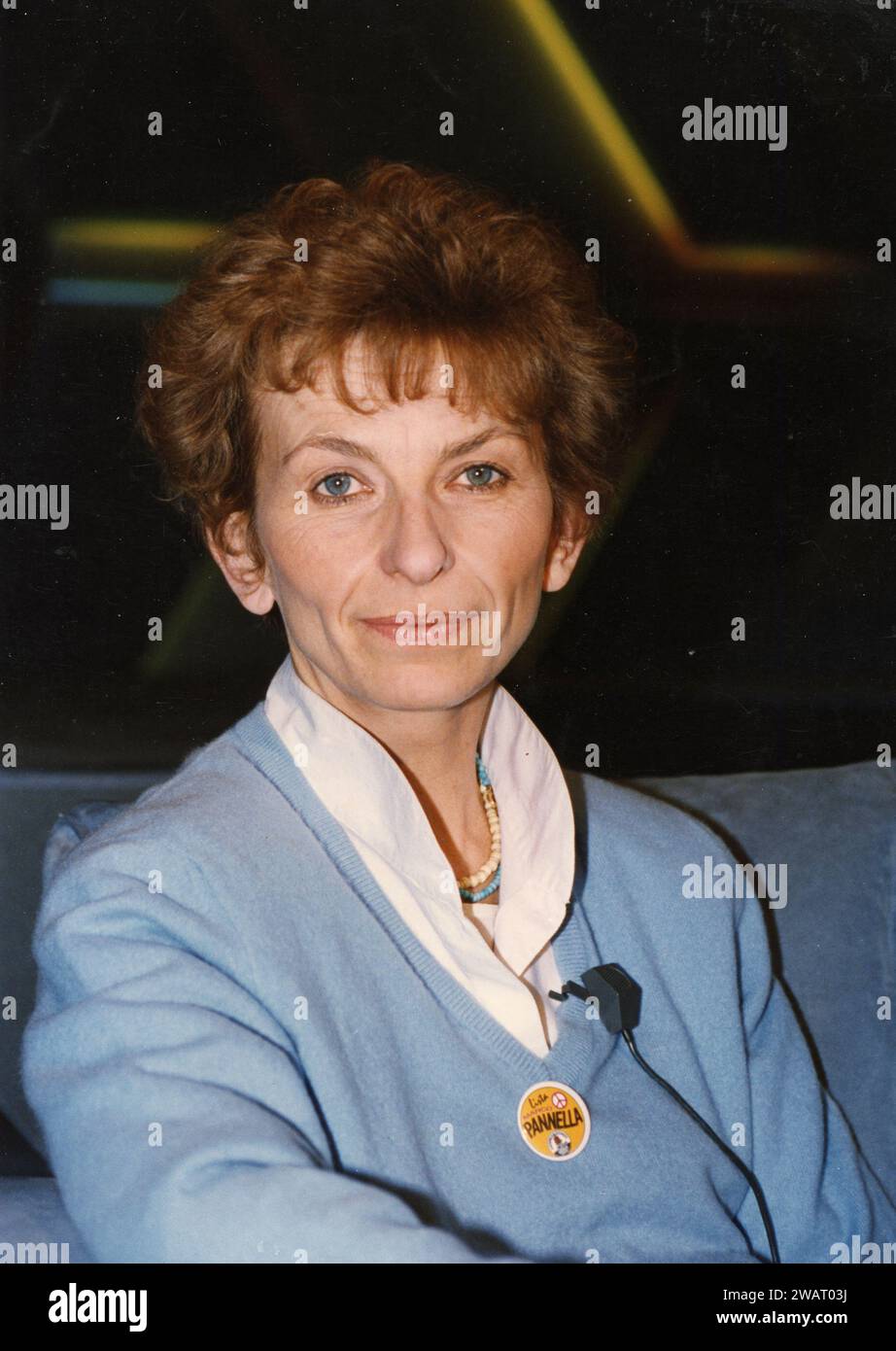 Italian politician Emma Bonino, 1992 Stock Photo