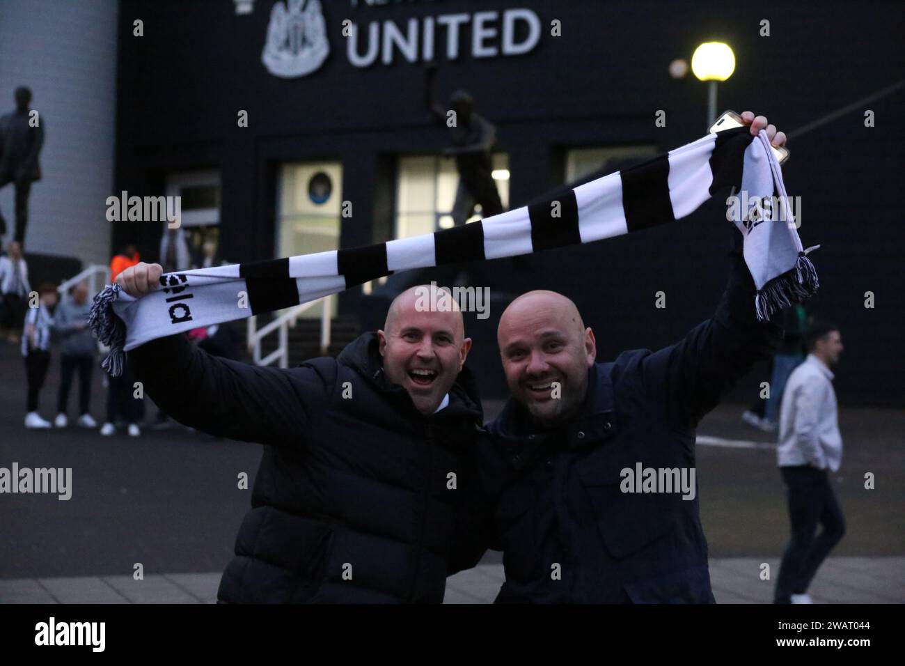 Newcastle United Fans Return to St James' Park after beating Sunderland