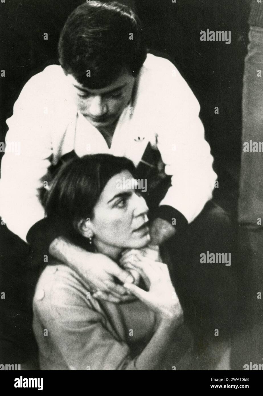 Italian neofascist terrorists and lovers Giusva Fioravanti and Francesca Mambro, Italy 1980s Stock Photo