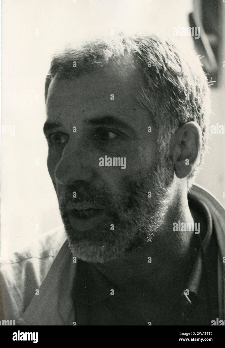 Italian Red Brigades terrorist and author Renato Curcio, Italy 1990s Stock Photo