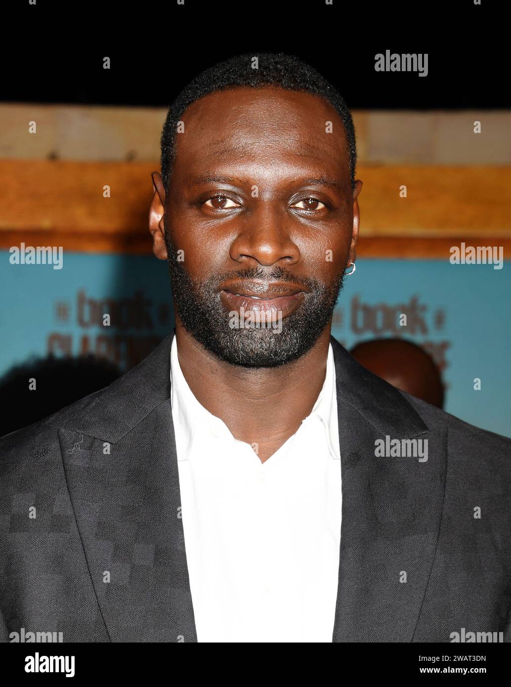 LOS ANGELES, CALIFORNIA JANUARY 05 Omar Sy attends the Los Angeles Premiere of Sony Pictures