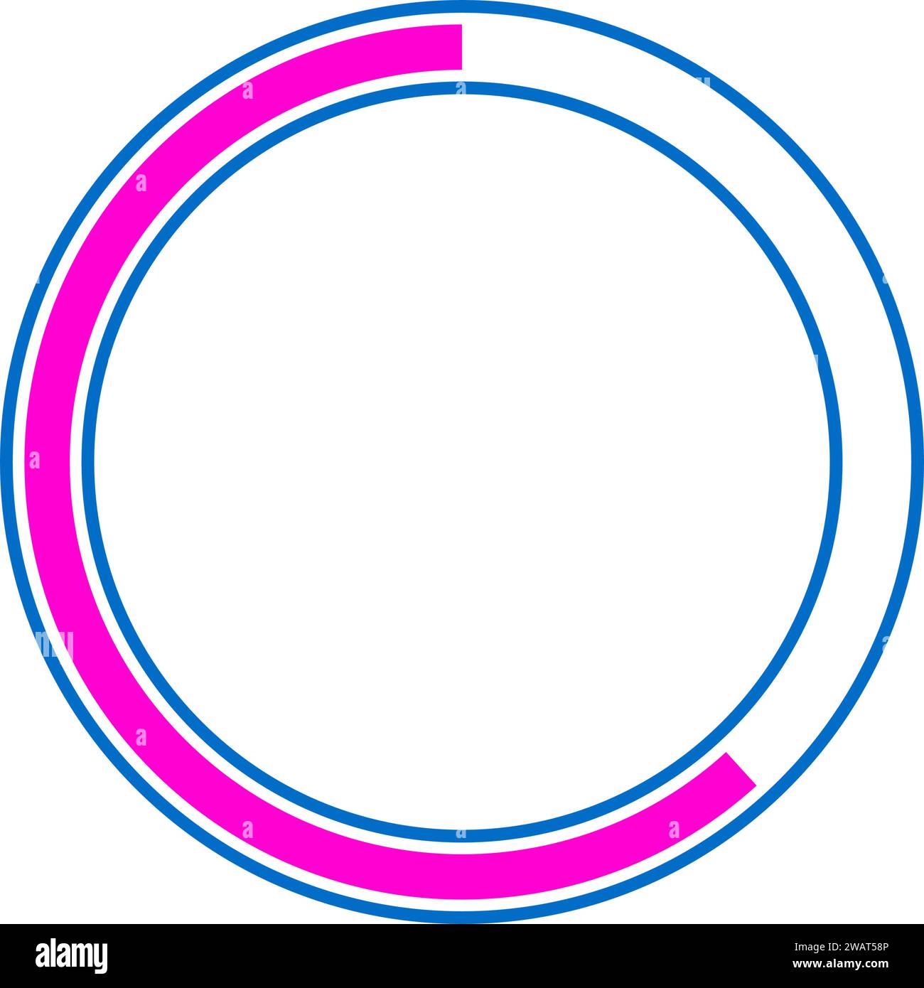 speed progress bar round cartoon vector illustration Stock Vector Image ...