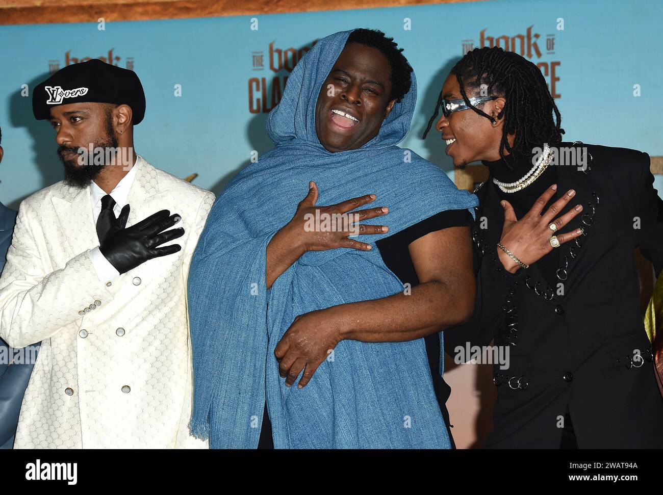 Los Angeles, USA. 05th Jan, 2024. LaKeith Stanfield, Jeymes Samuel, RJ Cyler arriving to Sony's “The Book of Clarence” Los Angeles premiere held at the Academy Museum of Motion Pictures in Los Angeles, CA. on November 29, 2023. © Majil/ Credit: AFF/Alamy Live News Stock Photo