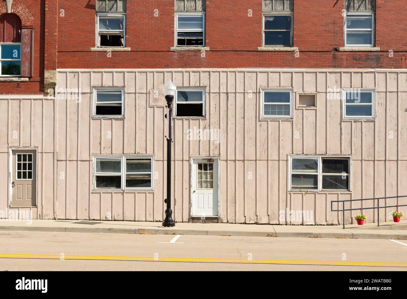 Exterior of downtown building in Ashton, Illinois, USA Stock Photo Alamy