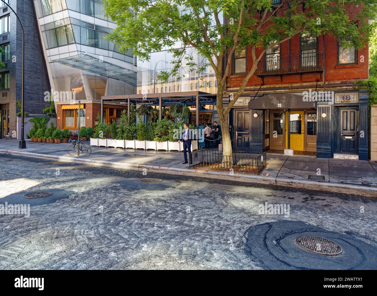 In form and finish, The Standard East Village hotel (former Cooper Square Hotel) has