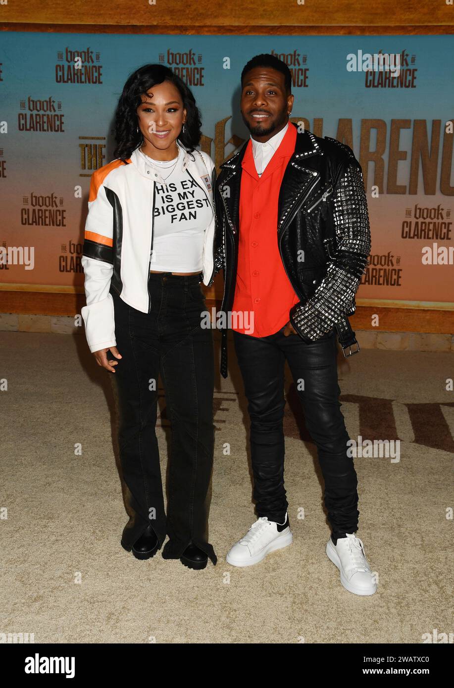 LOS ANGELES, CALIFORNIA - JANUARY 05: Asia Lee-Mitchell, Kel Mitchell