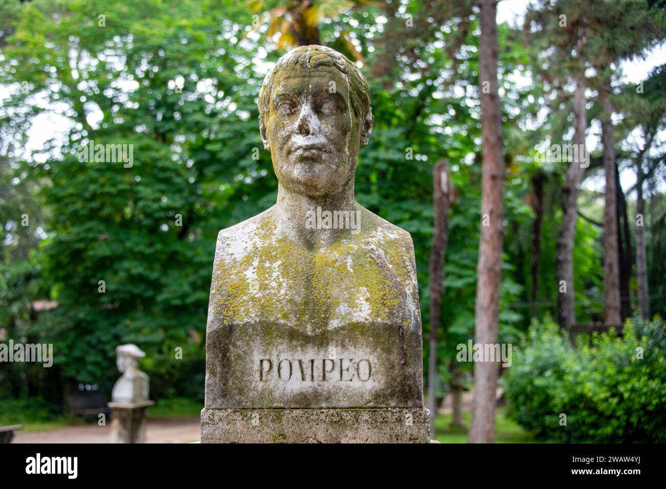 Bust of Italian Painter Pompeo Batoni Stock Photo - Alamy