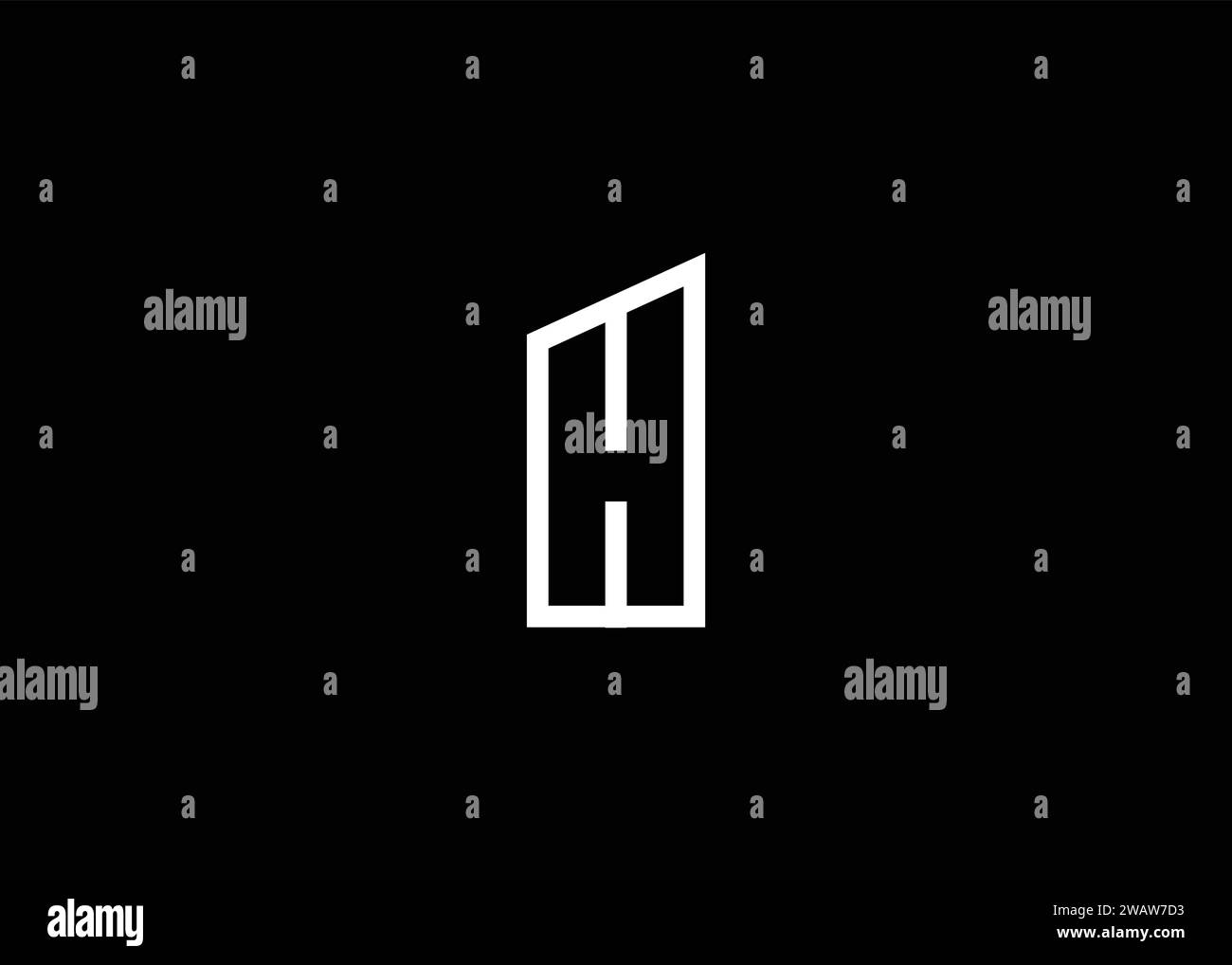 minimal-letter-h-building-vector-logo-design-template-stock-vector