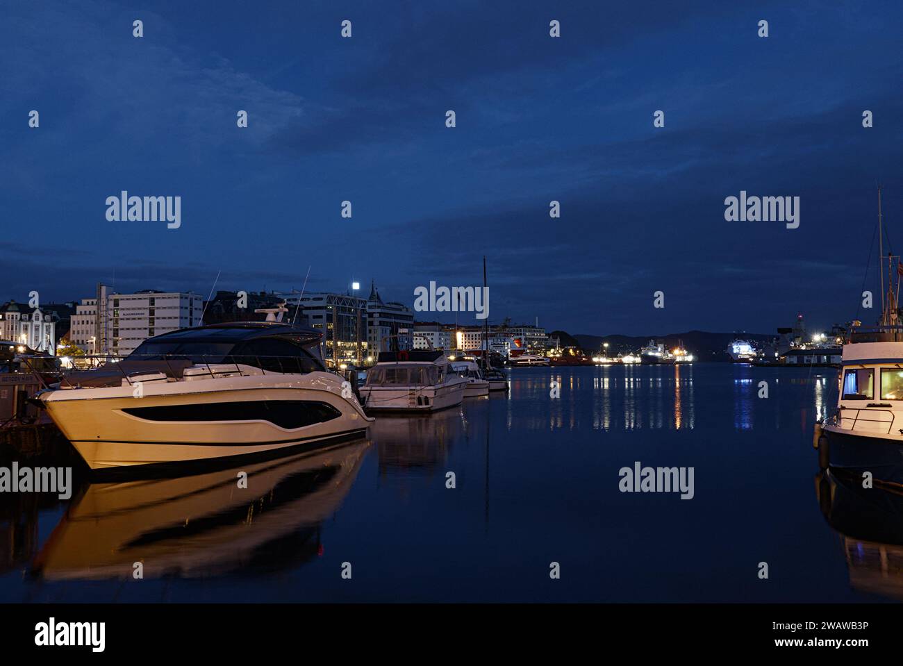 Harbor ship dusk in hi-res stock photography and images - Alamy