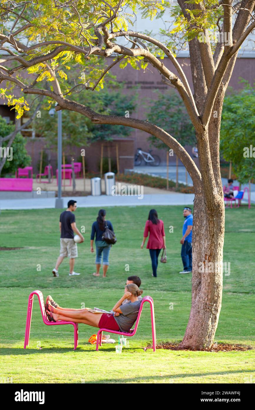 Gloria Molina Grand Park downtown Los Angeles Stock Photo - Alamy