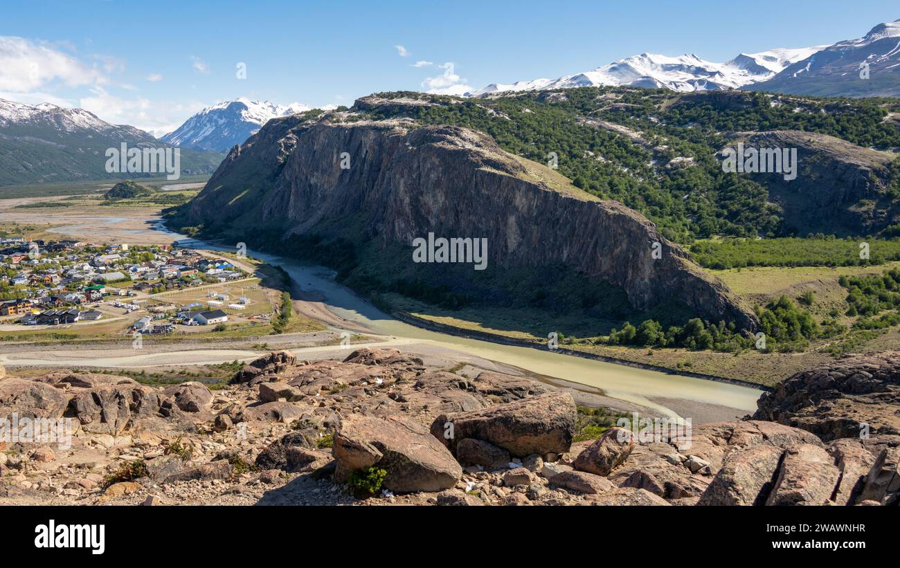 El Chalten Views, Patagonia, Argentina Stock Photo