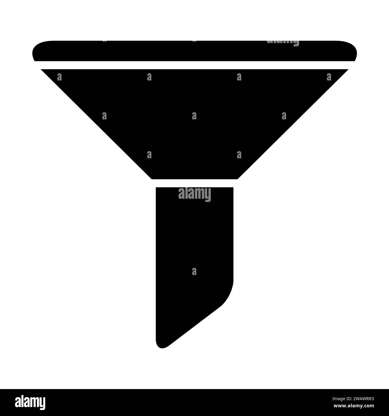 Funnel diagram Black and White Stock Photos & Images - Alamy