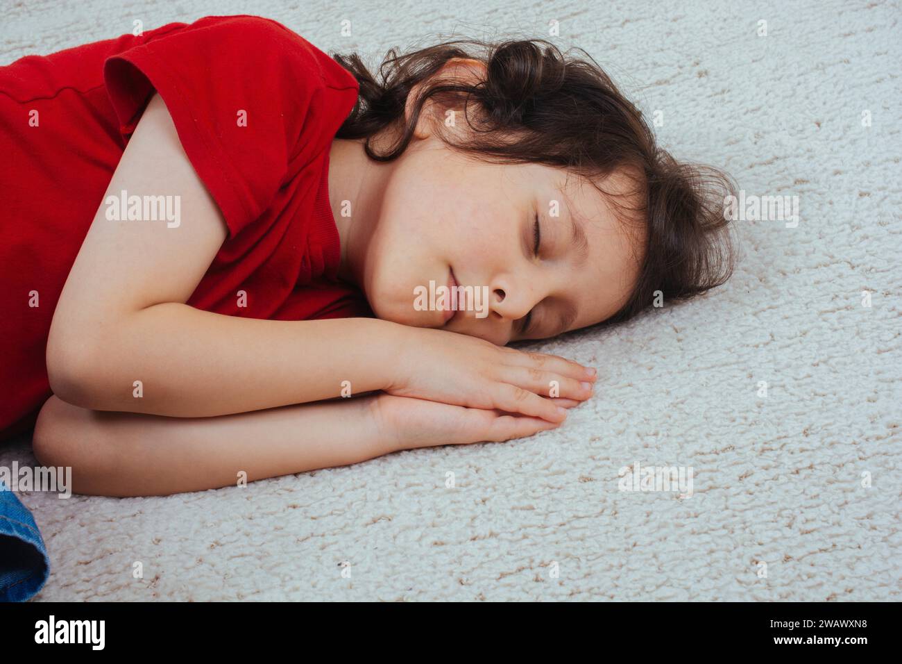 portrait-of-adorable-5-year-old-boy-sleeping-stock-photo-alamy